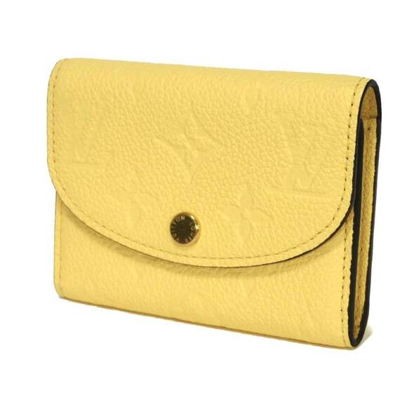 Louis Vuitton Porte Monnaie Rosalie Bifold Wallet with LV Flower Embossing, R...